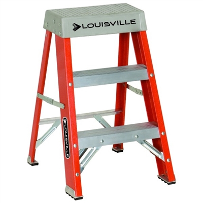 Louisville Ladder 6-Foot Fiberglass Step Ladder, Type IA, 300-pound Load  Capacity, FS1506