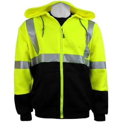 Global Glove GLO-HS2 Hi-Vis Hooded Sweatshirt