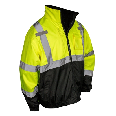 Radians SJ210B 3-IN-1 Deluxe Hi-Viz Bomber Jacket